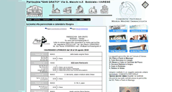 Desktop Screenshot of parrocchiasangrato.it